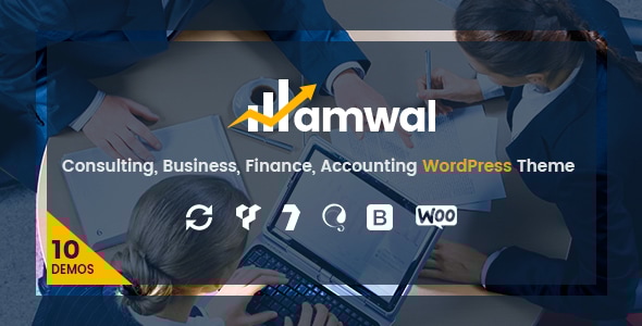 Amwal | Consulting Finance WordPress Theme Logo
